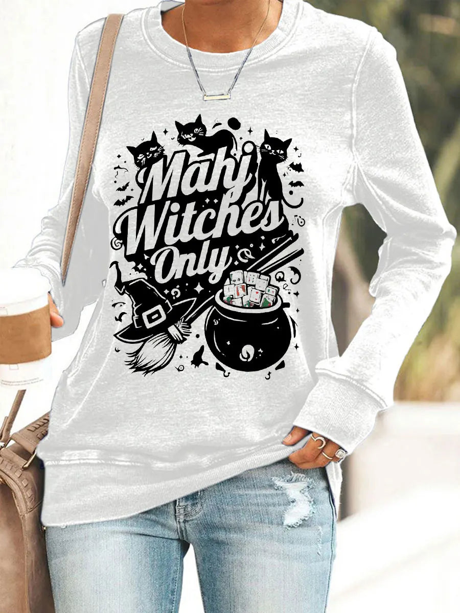 Women's Halloween Mahjong Sweatshirts
