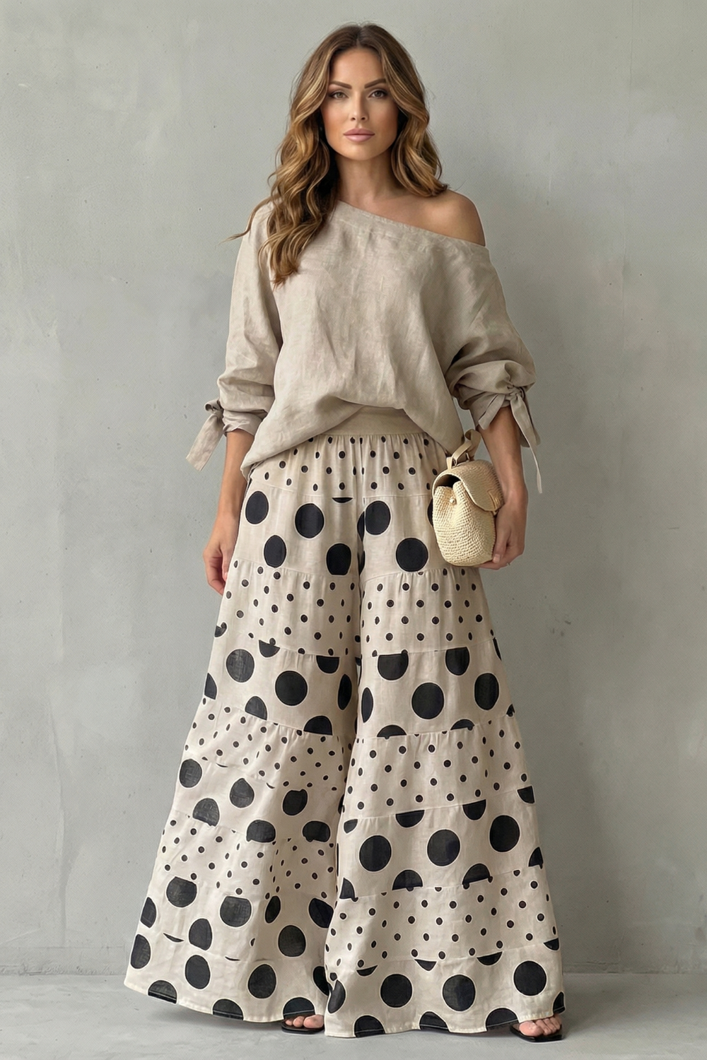 Playful polka flow – Two piece set