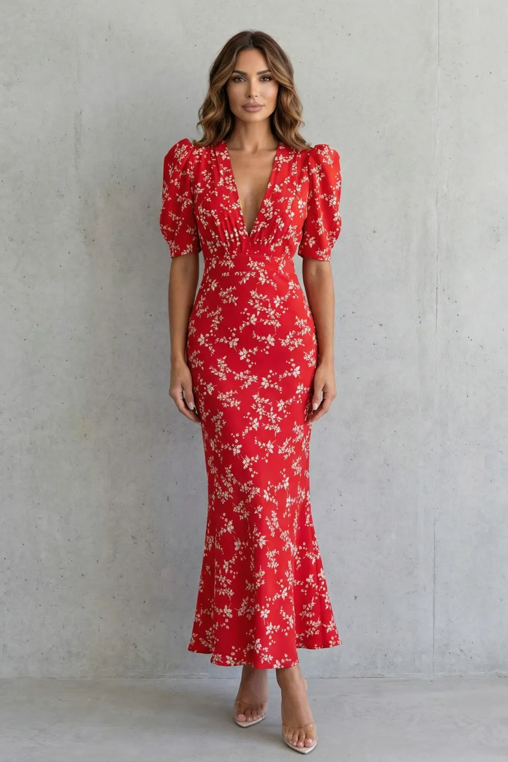 Romantic floral elegance – Maxi dress