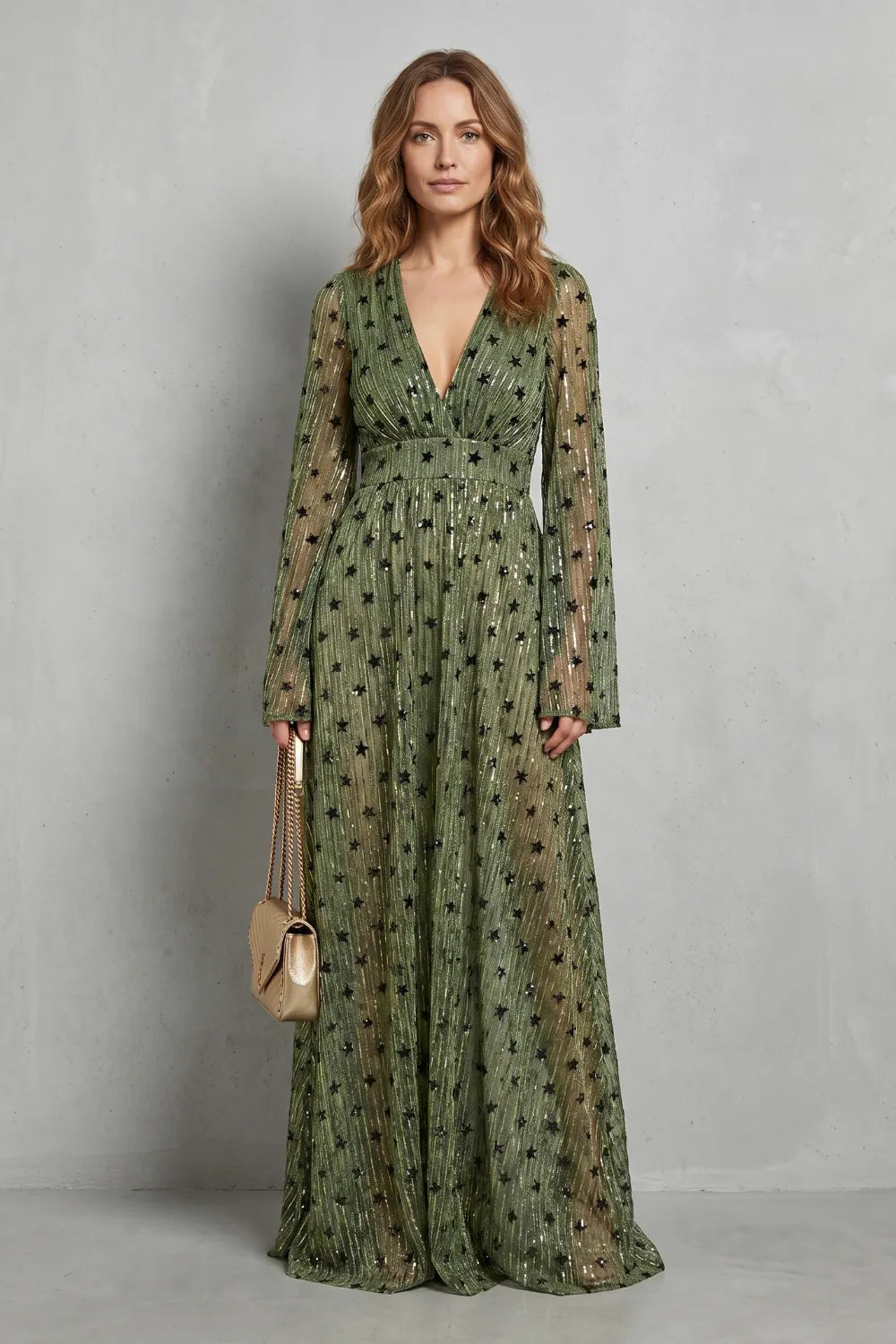 Shimmering bohemian elegance – Maxi dress