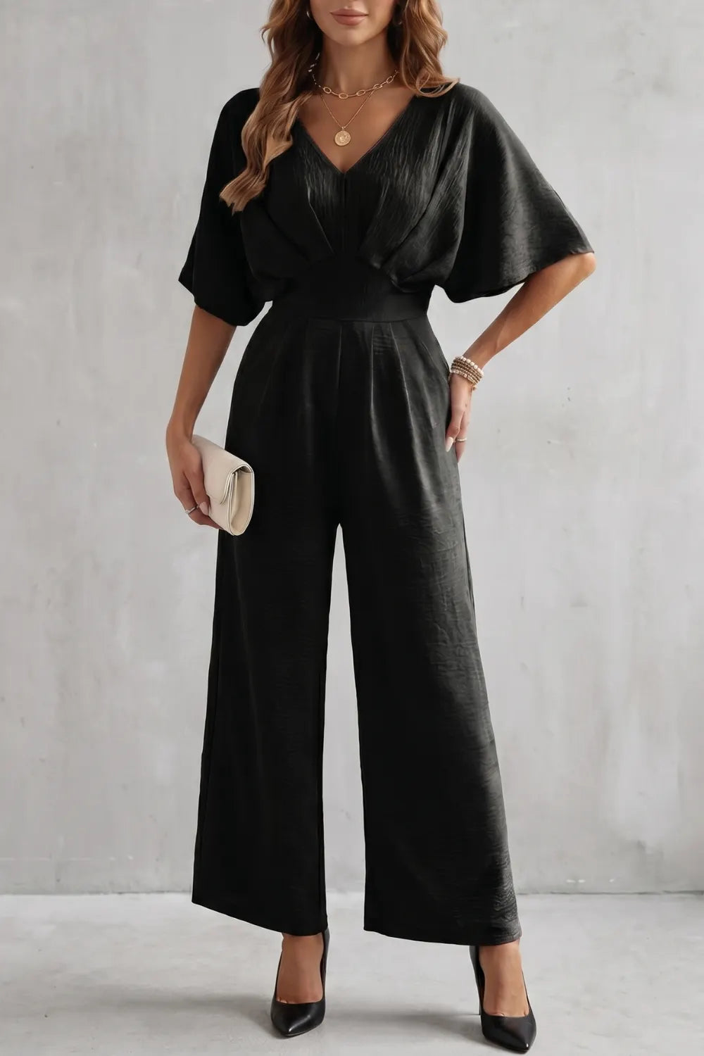 Elegant batwing silhouette – Jumpsuit