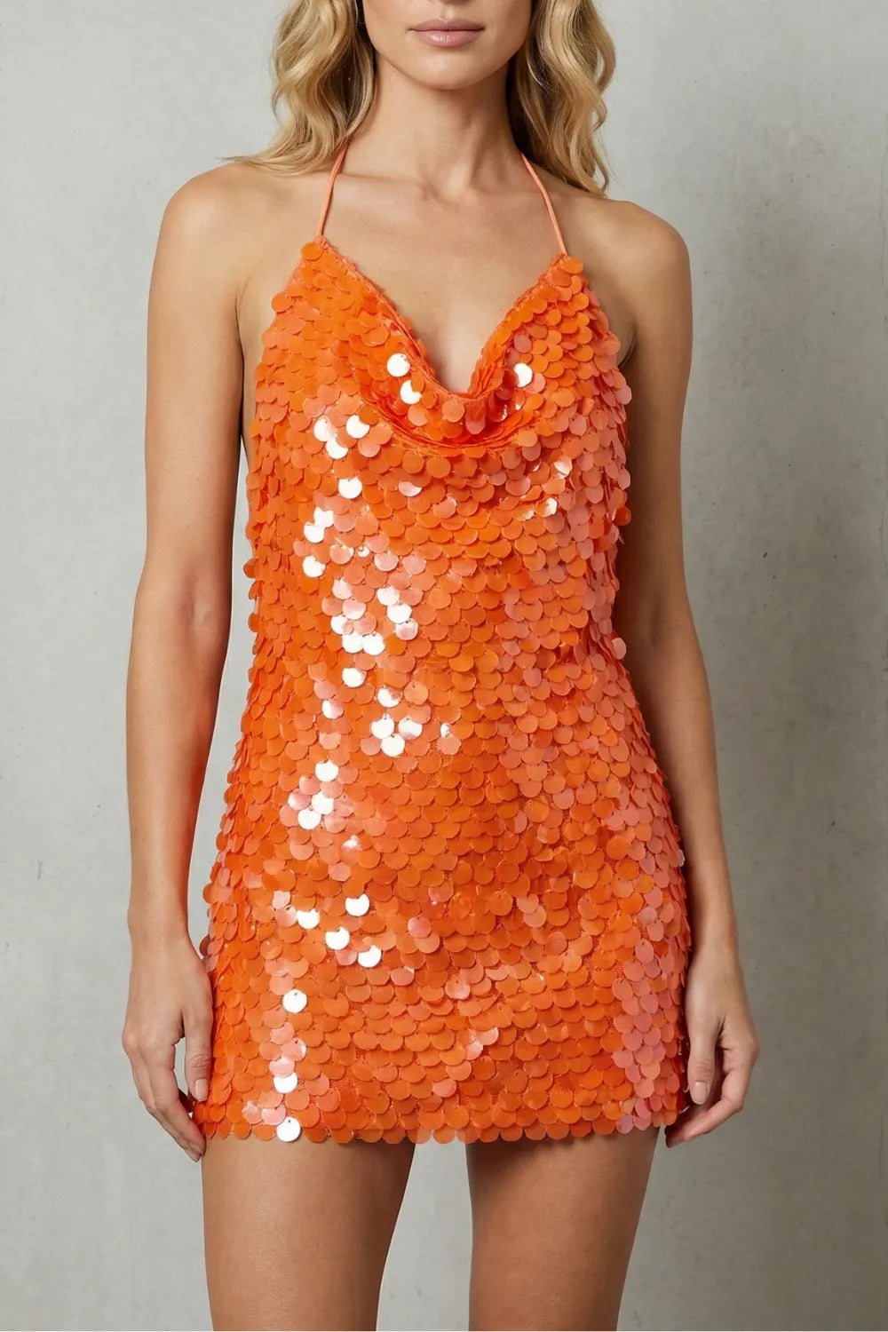 Sequin shimmer elegance – Mini dress