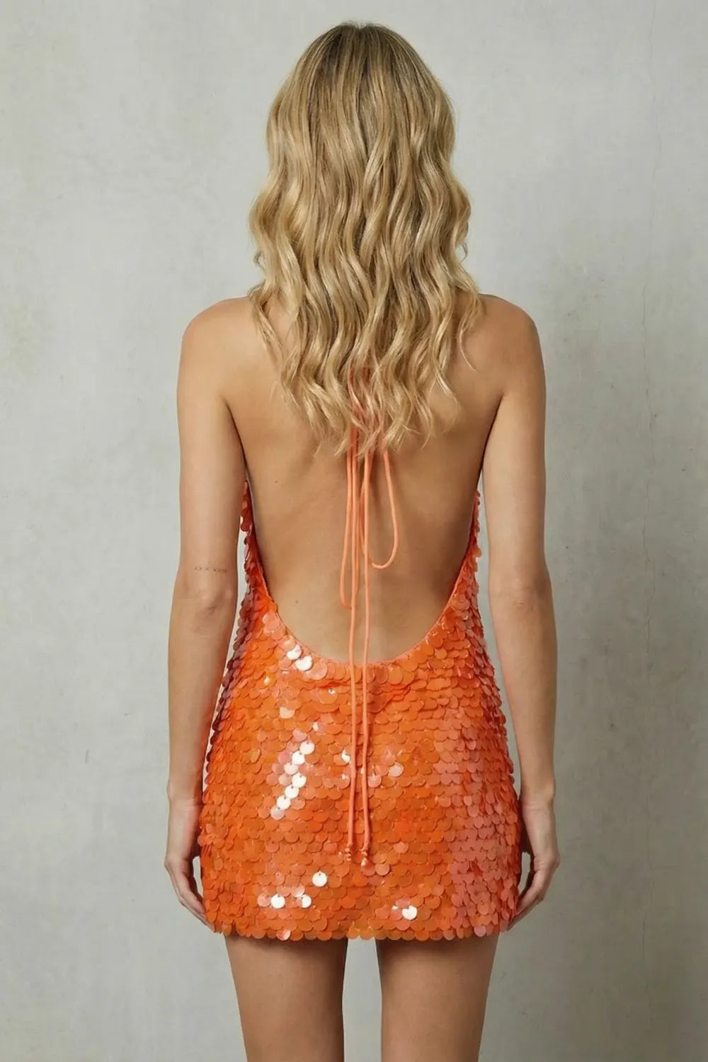 Sequin shimmer elegance – Mini dress