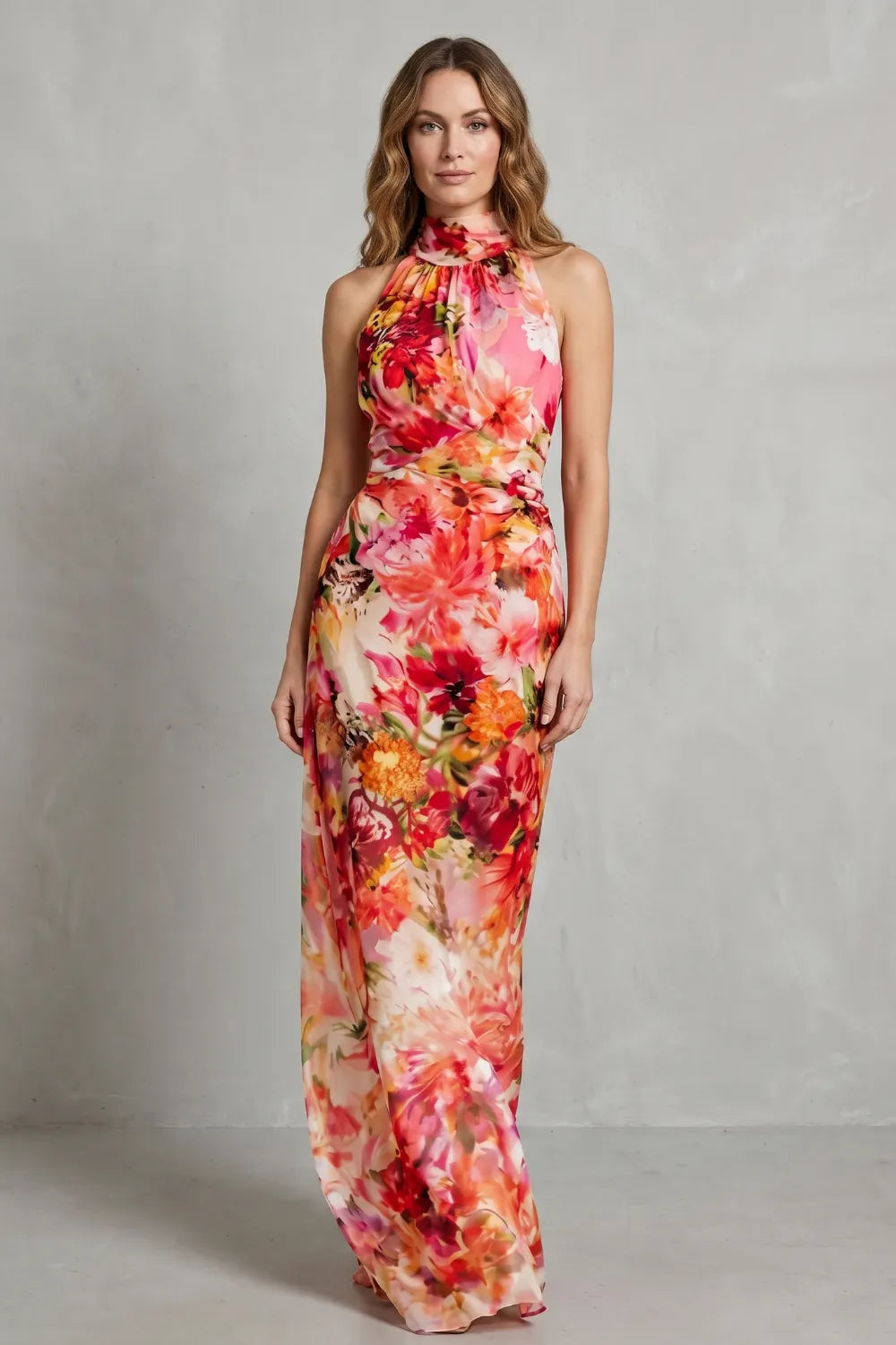 Romantic floral allure – Maxi dress