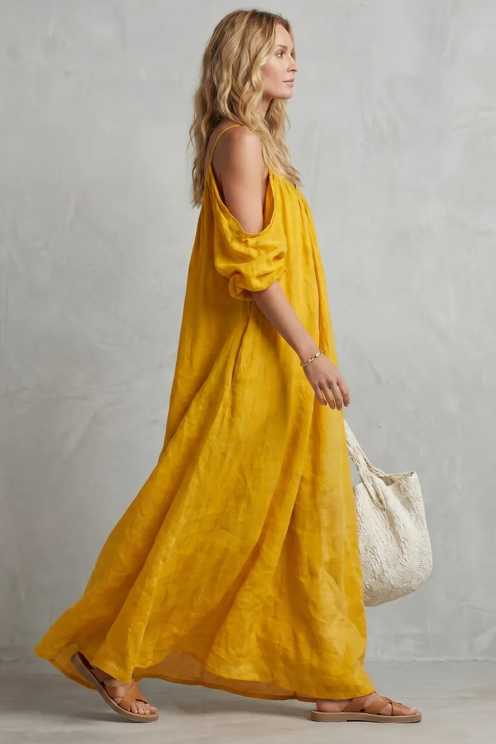 Flowing bohemian silhouette – Maxi dress