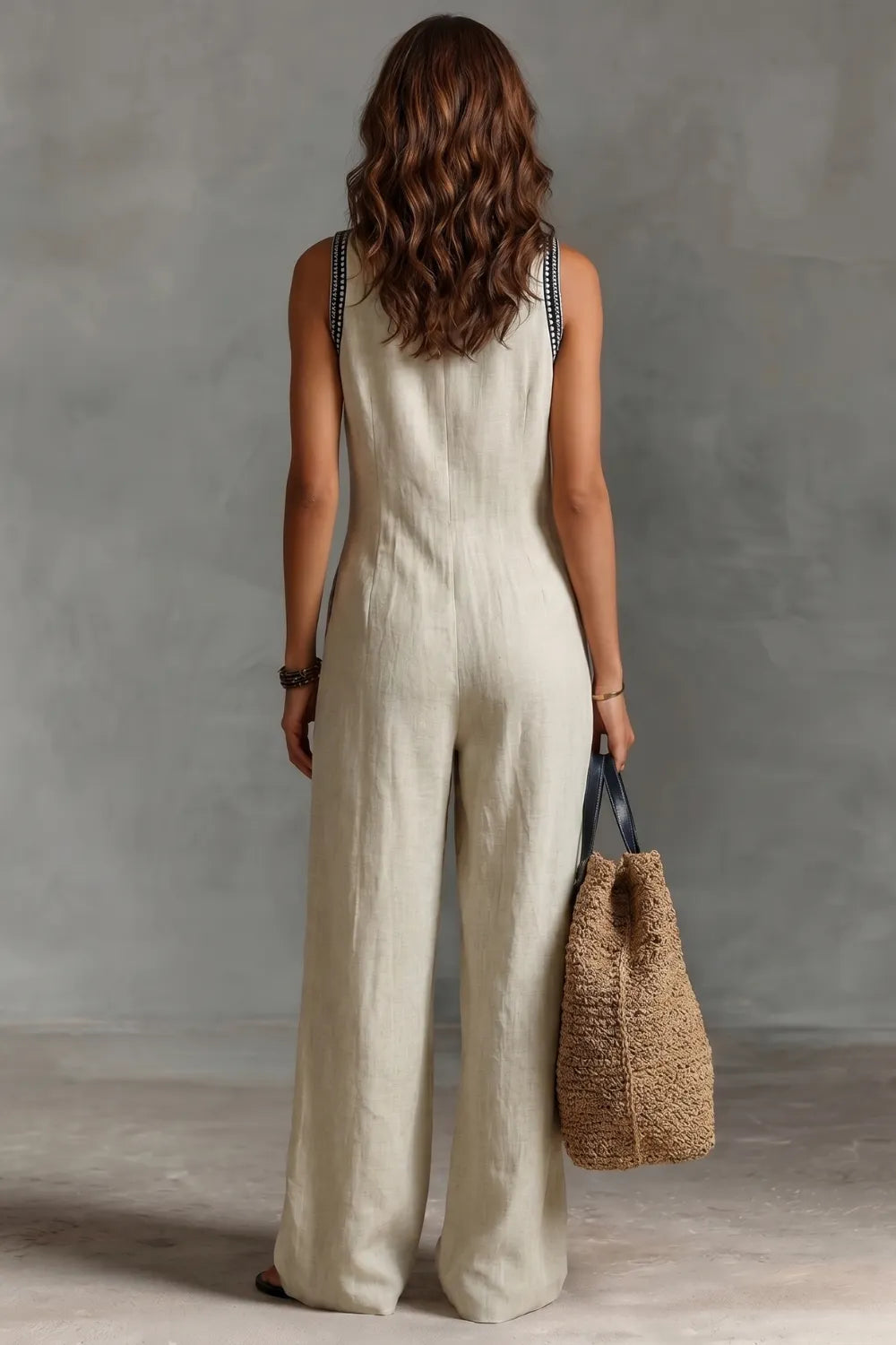 Embroidered bohemian elegance – Jumpsuit