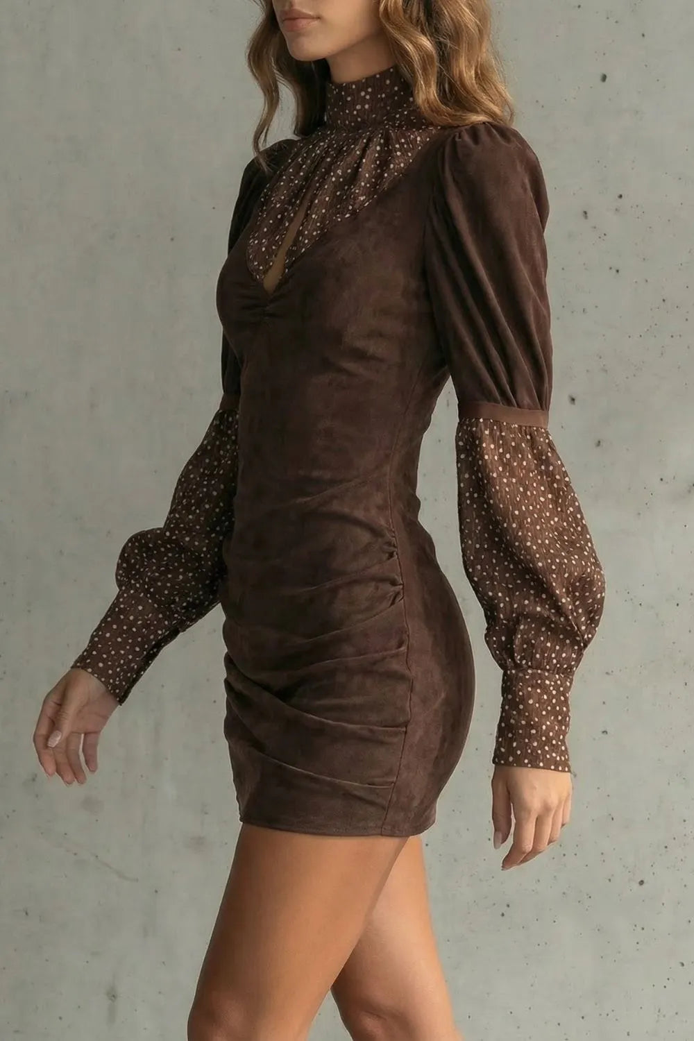 Vintage puff sleeve – Mini dress