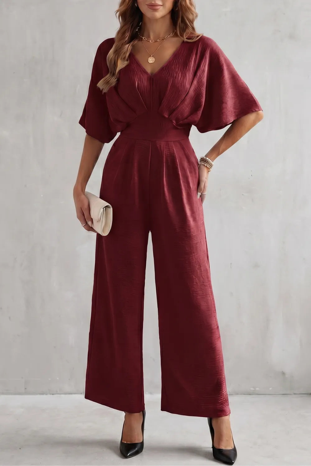 Elegant batwing silhouette – Jumpsuit