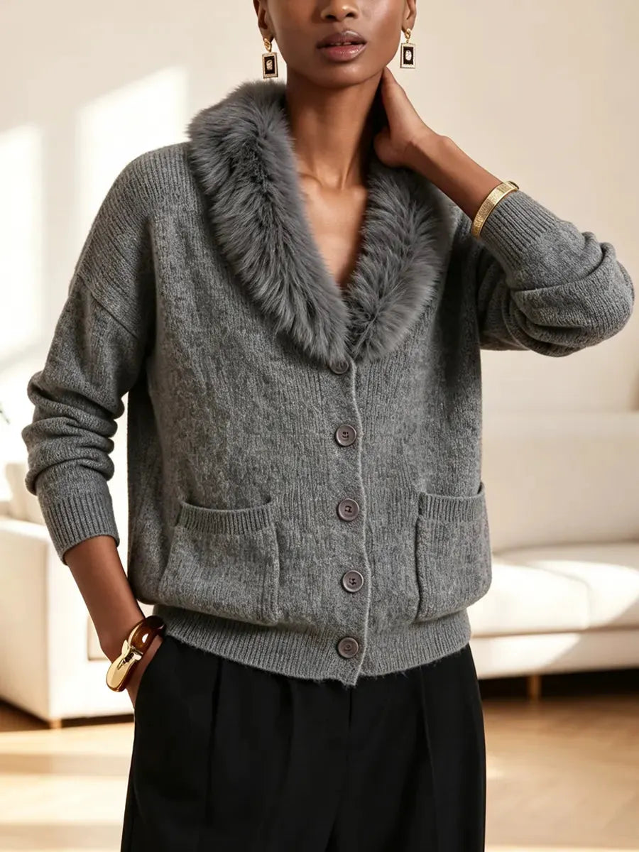 Retro Cozy Loose Art Casual Stylish Long Sleeve Knit Cardigan Sweater