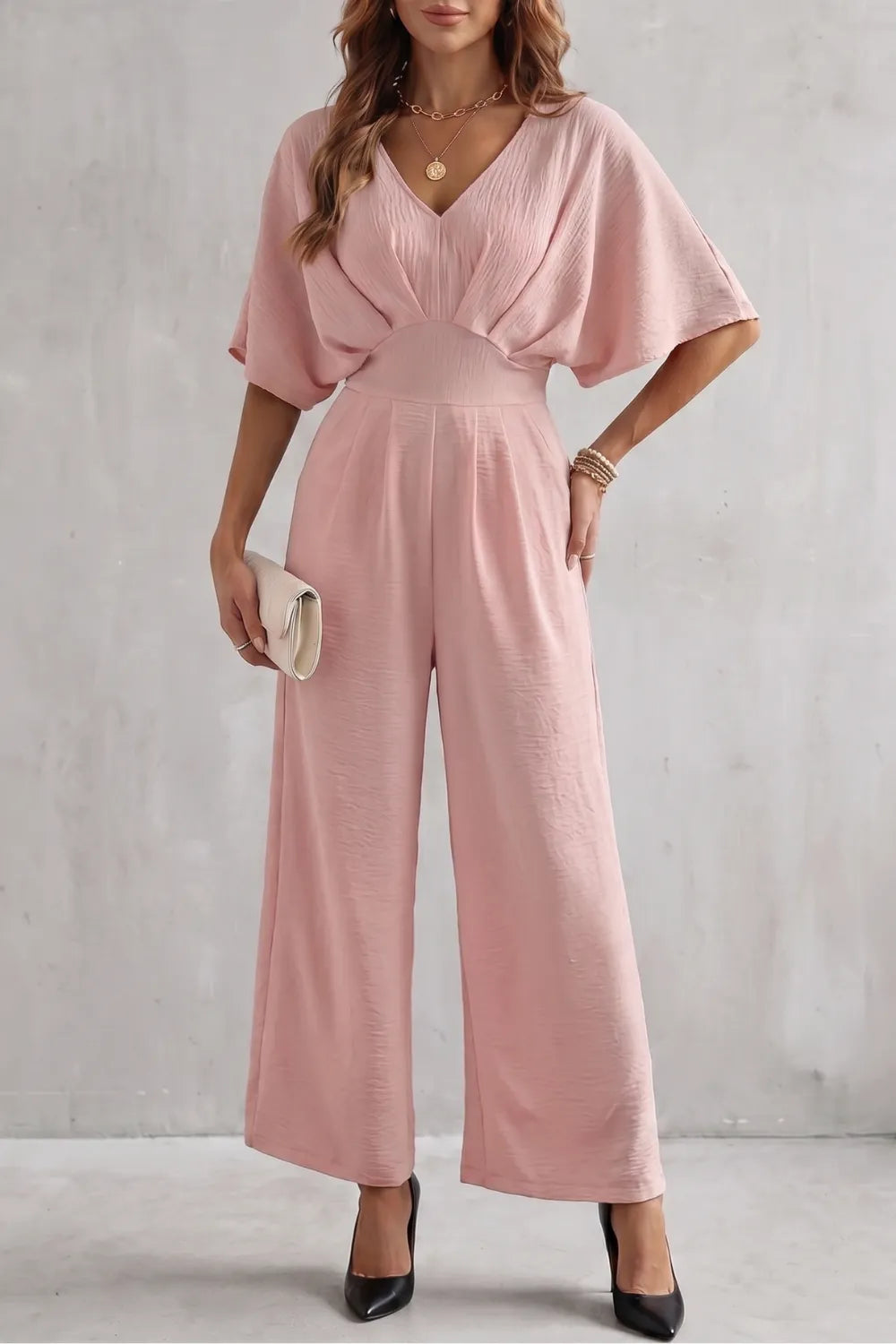 Elegant batwing silhouette – Jumpsuit