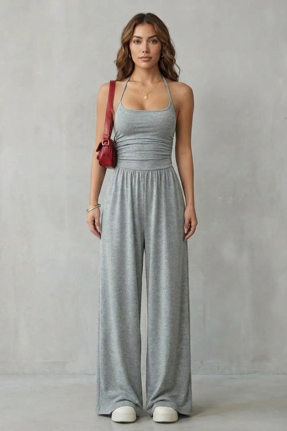 Double strap fit – Wide-leg jumpsuit