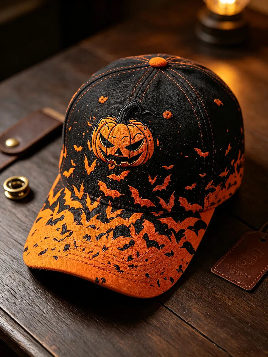 Halloween Pumpkin Print Casual Baseball Cap