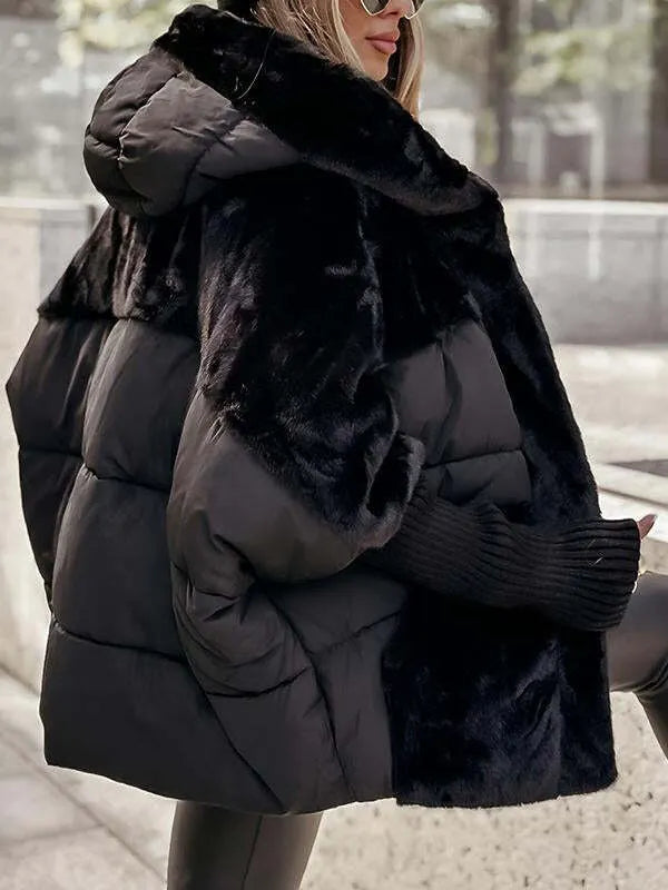💥Women's Winter Multicolor Hooded Thermal Jacket-Black