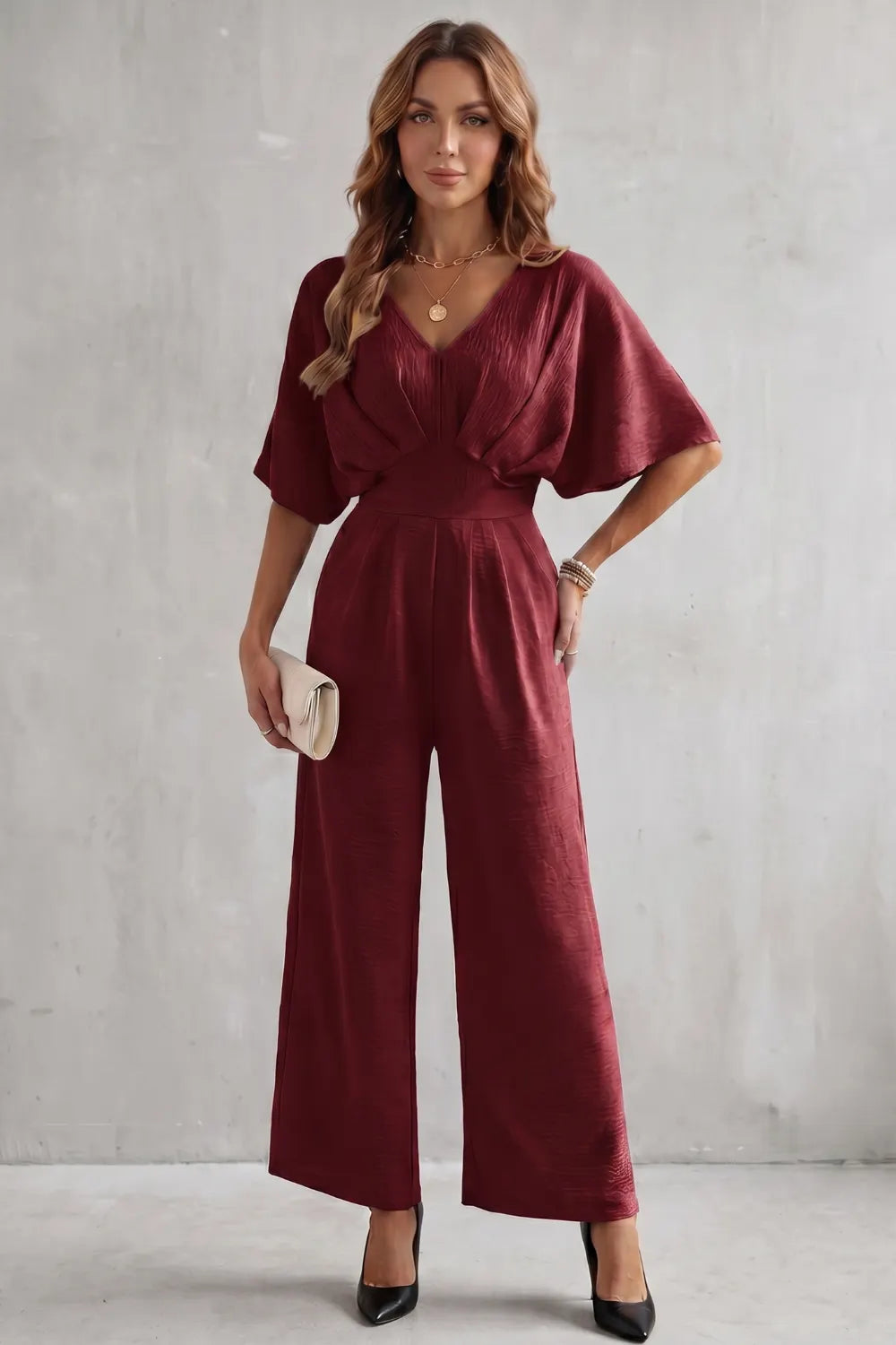 Elegant batwing silhouette – Jumpsuit