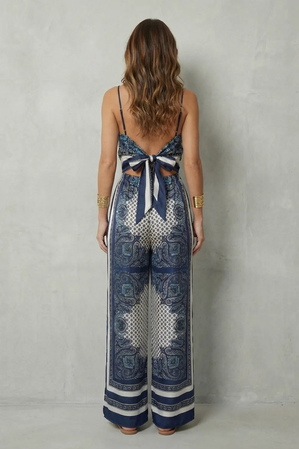 Ornate printed flow – Two piece set