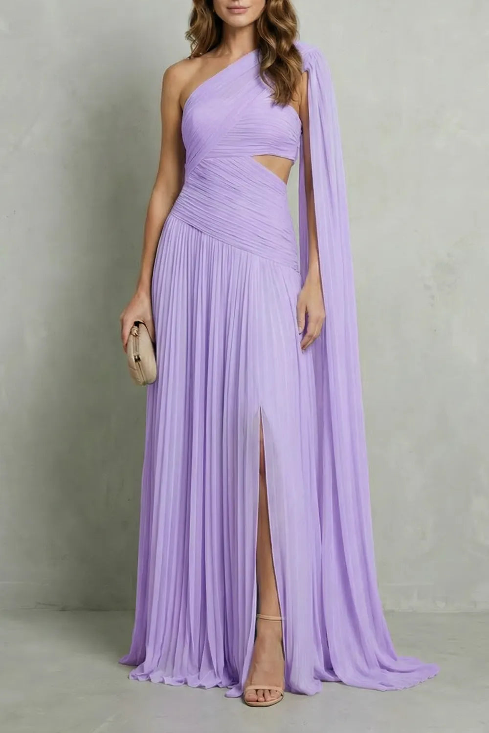 Ethereal chiffon drape – Maxi dress