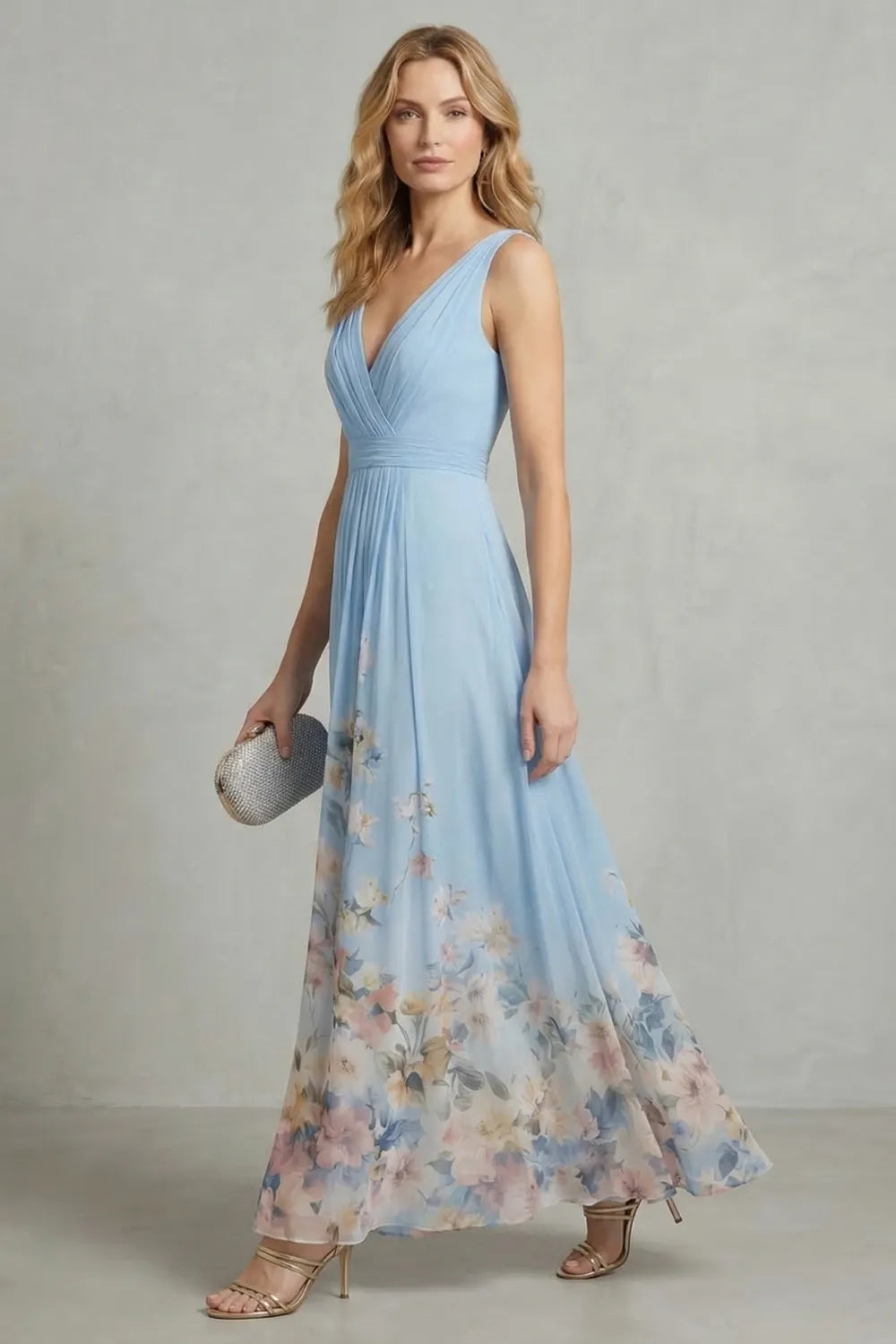 Romantic floral ombre – Maxi dress