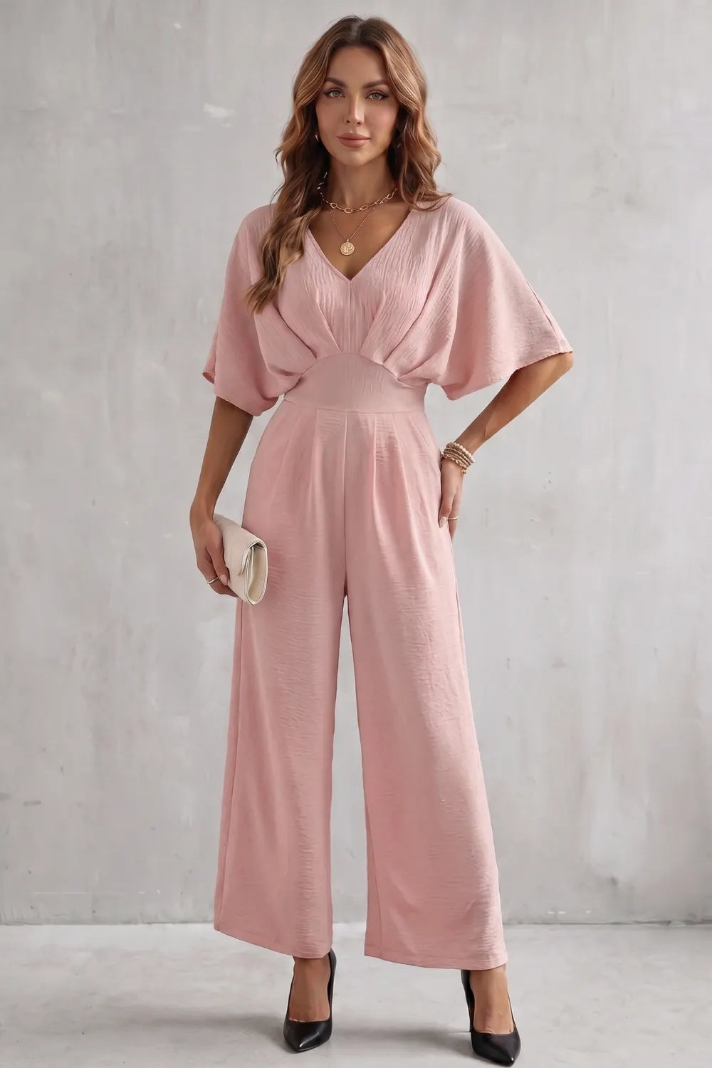 Elegant batwing silhouette – Jumpsuit