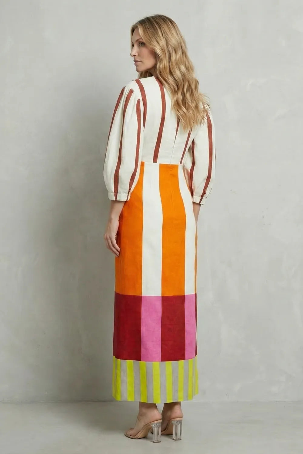 Colour block statement – Maxi dress