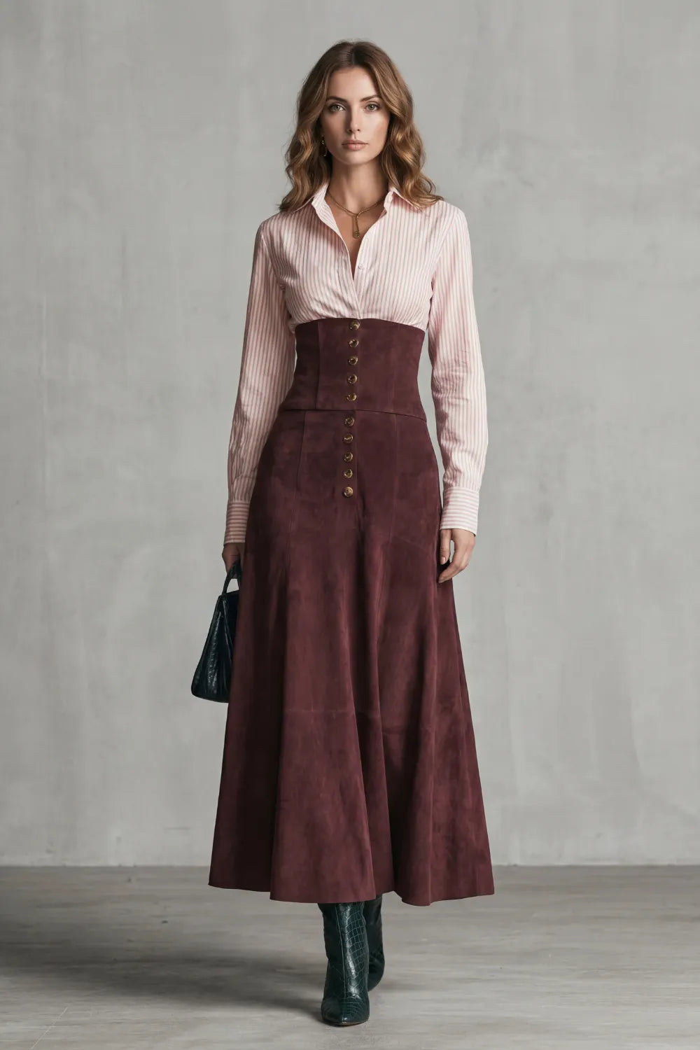 Corset waist silhouette – Maxi dress