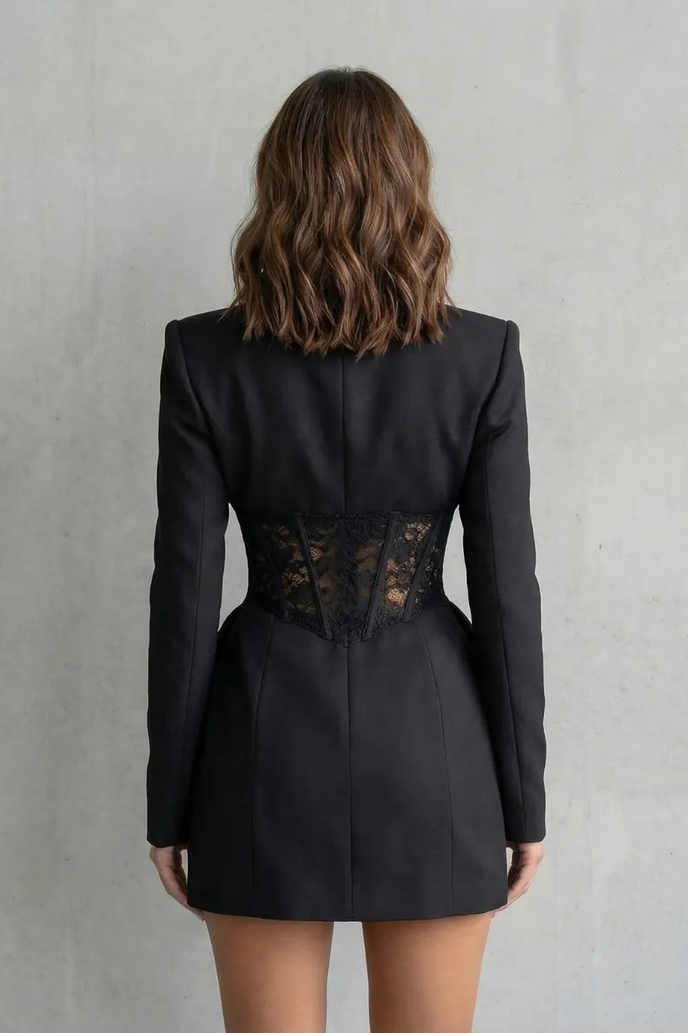 Lace corset silhouette – Blazer dress