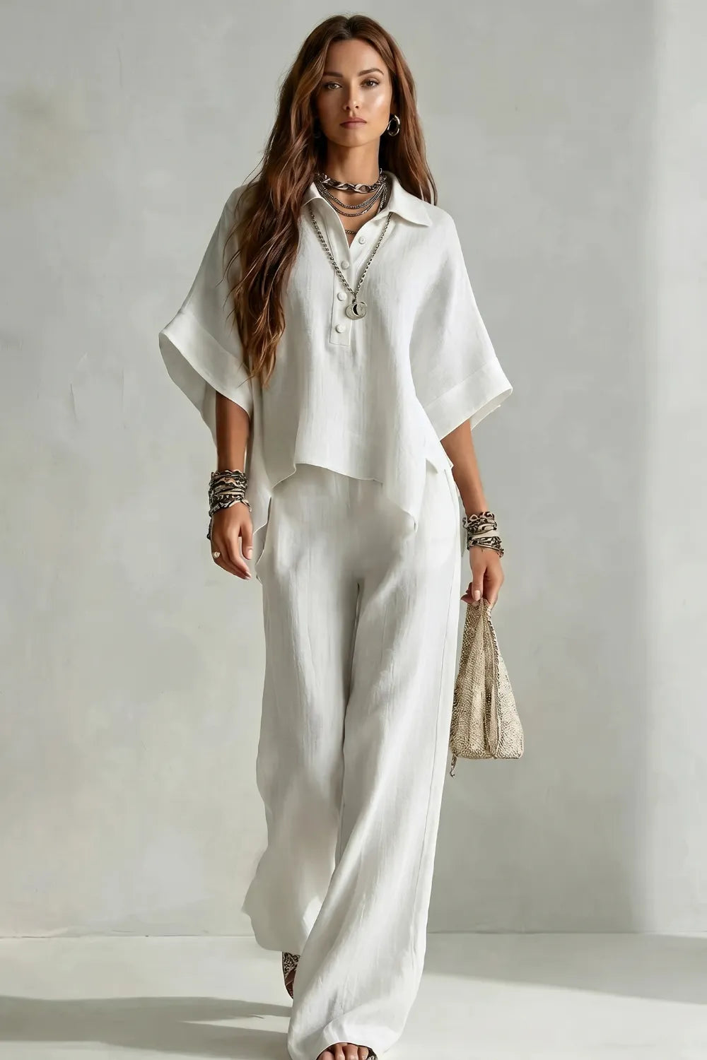 Relaxed resort elegance – Trouser set