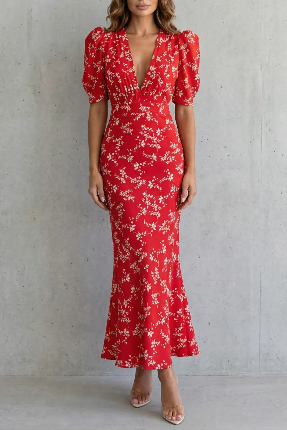 Romantic floral elegance – Maxi dress