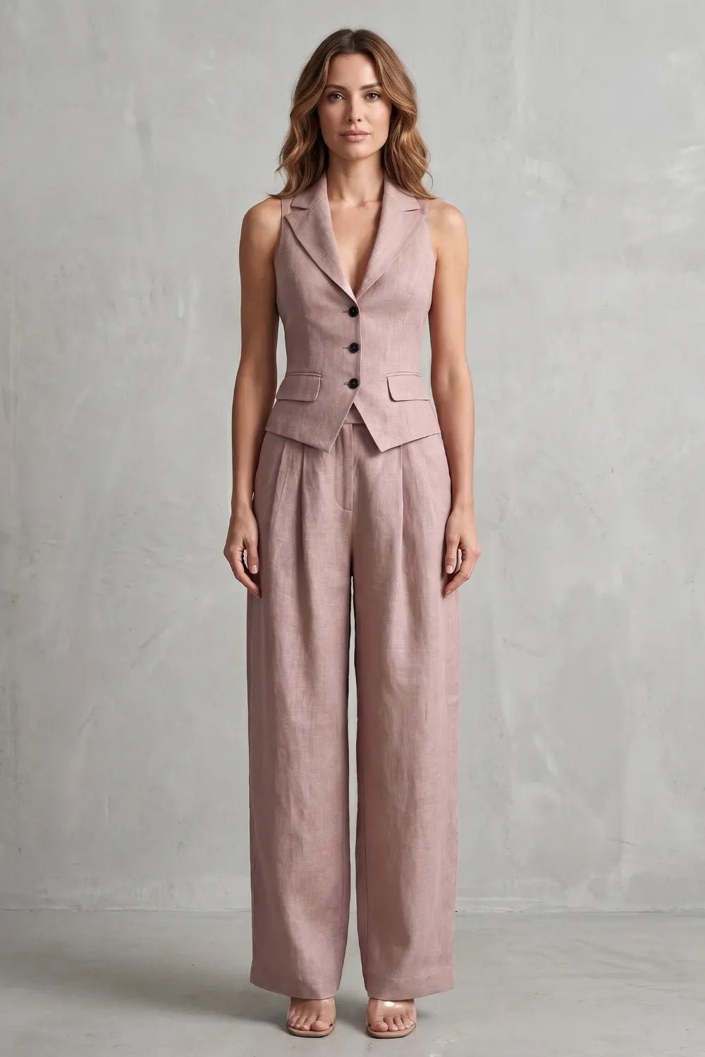 Tailored elegance – Two-piece trouser set
