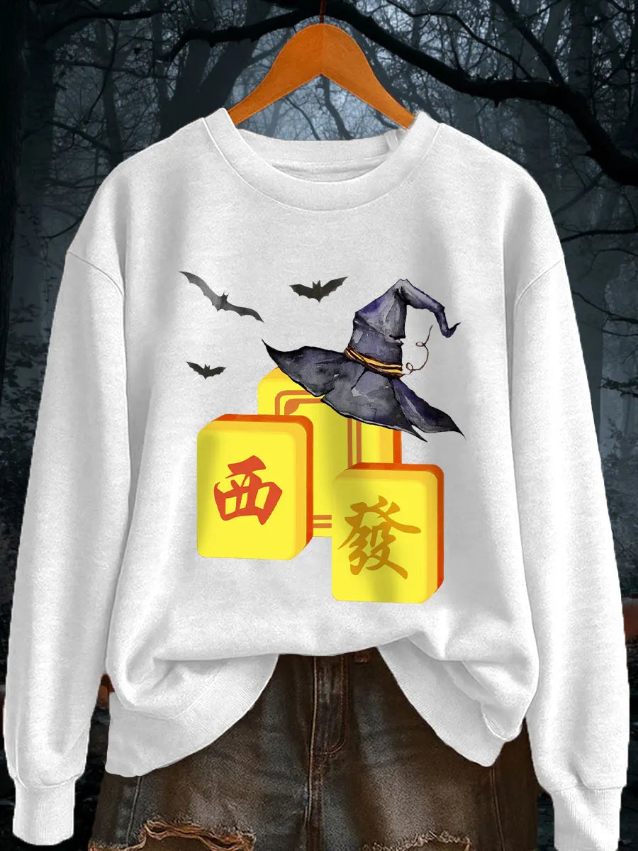 Women's Halloween Mahjong Sweatshirts