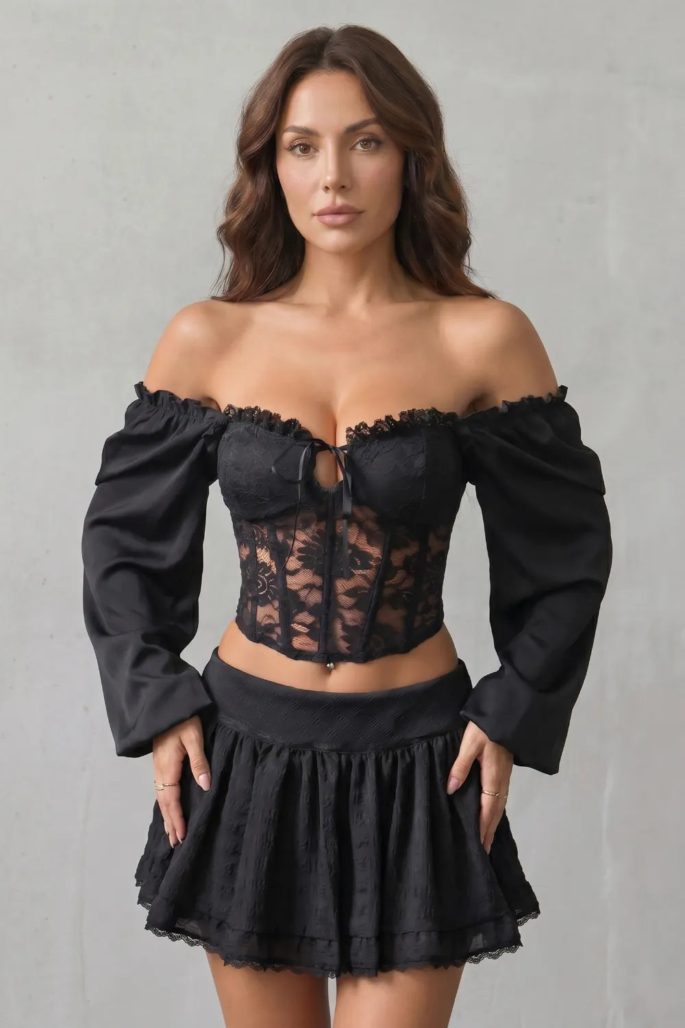 Romantic lace corsetry – Corset top