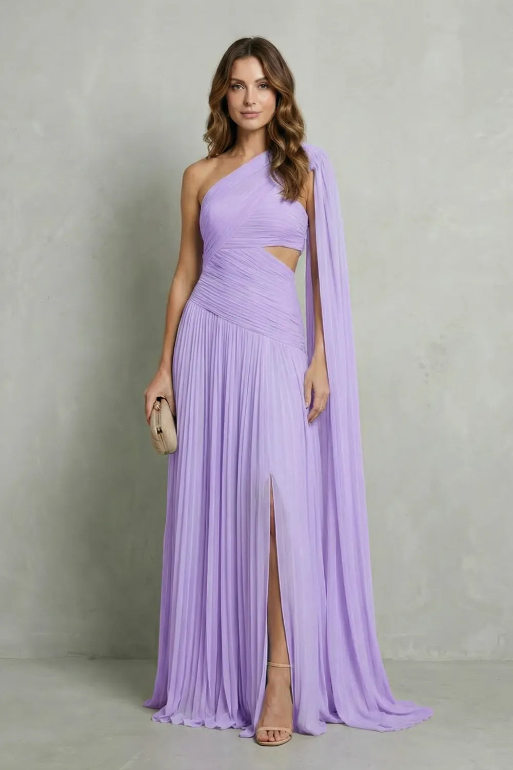 Ethereal chiffon drape – Maxi dress
