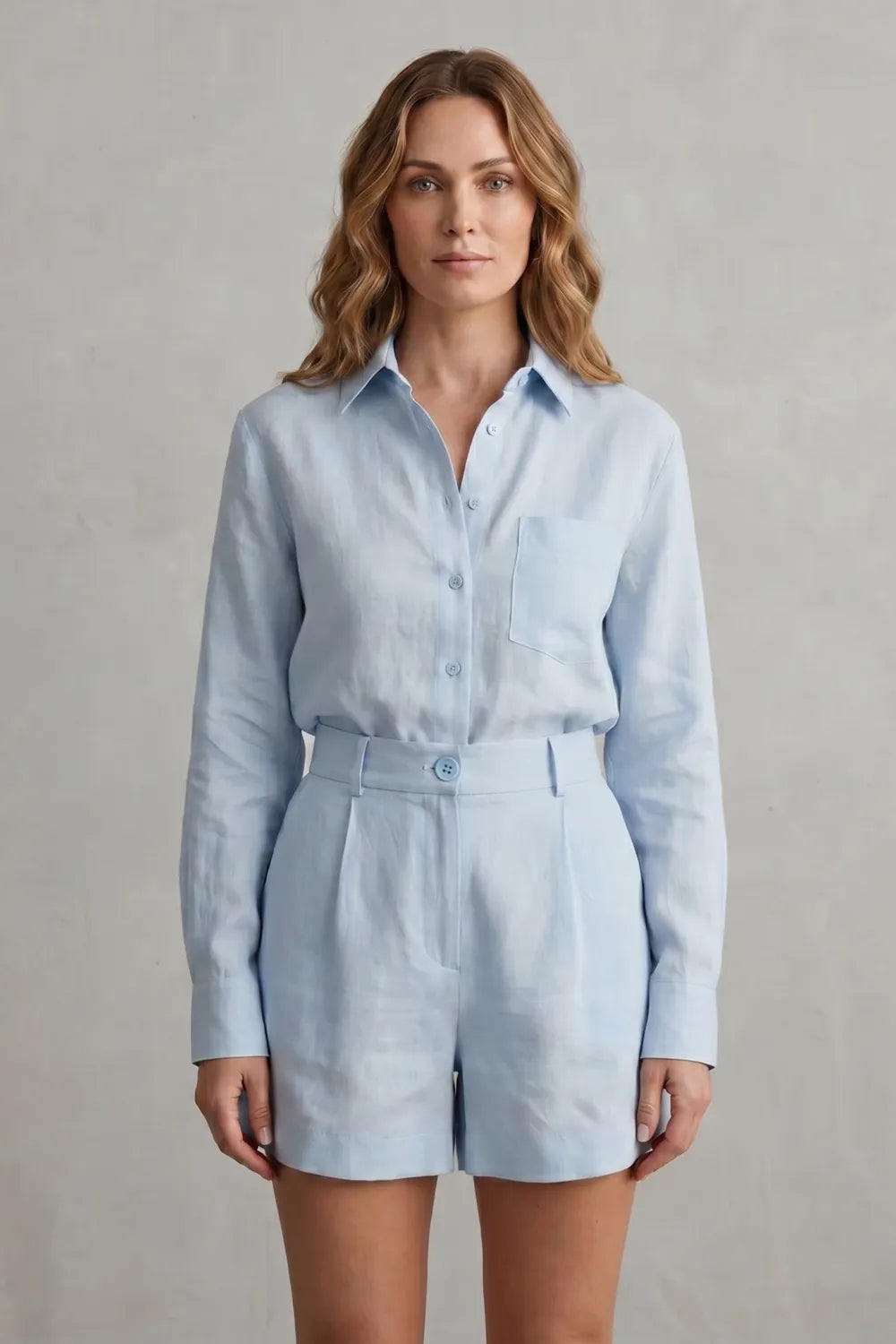 Relaxed linen elegance – Two piece set