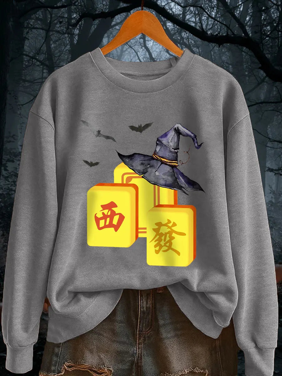 Women's Halloween Mahjong Sweatshirts