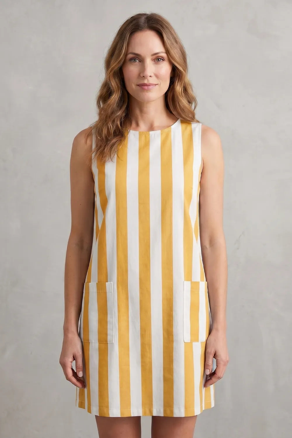 Monochrome striped charm – Mini dress