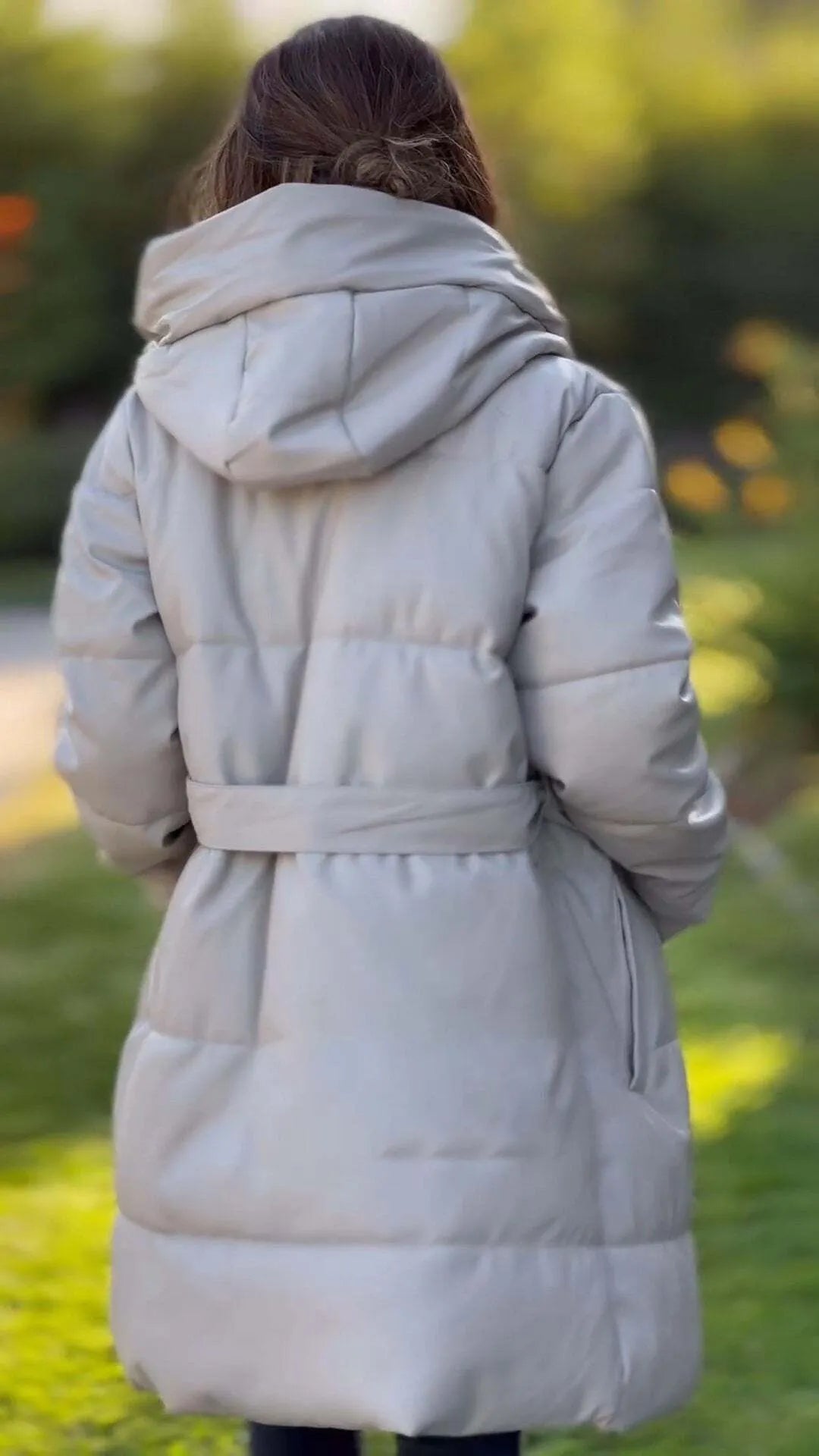 Women's Hooded Long-sleeved Casual Coat