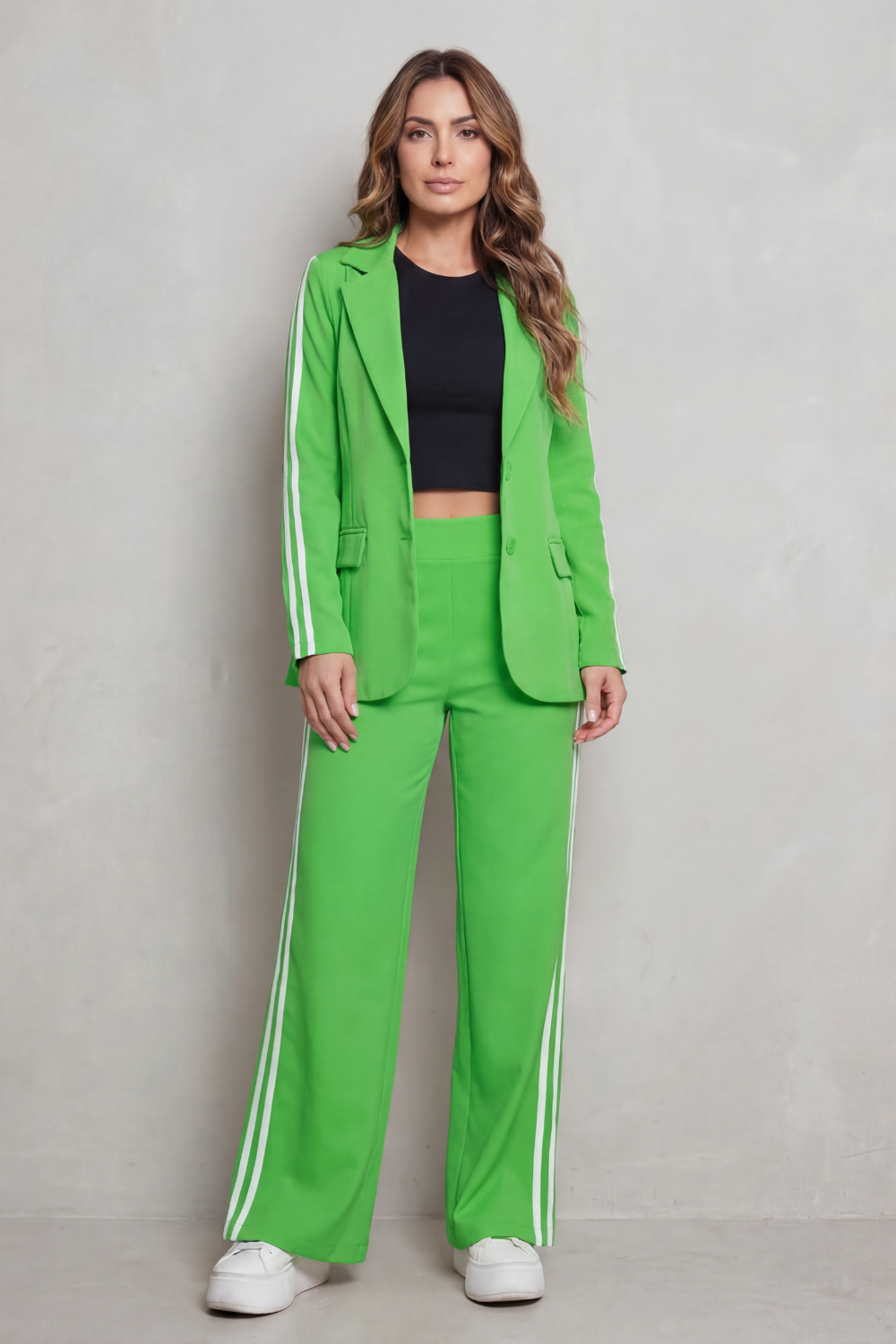 Stripe detail – Sporty elegance set