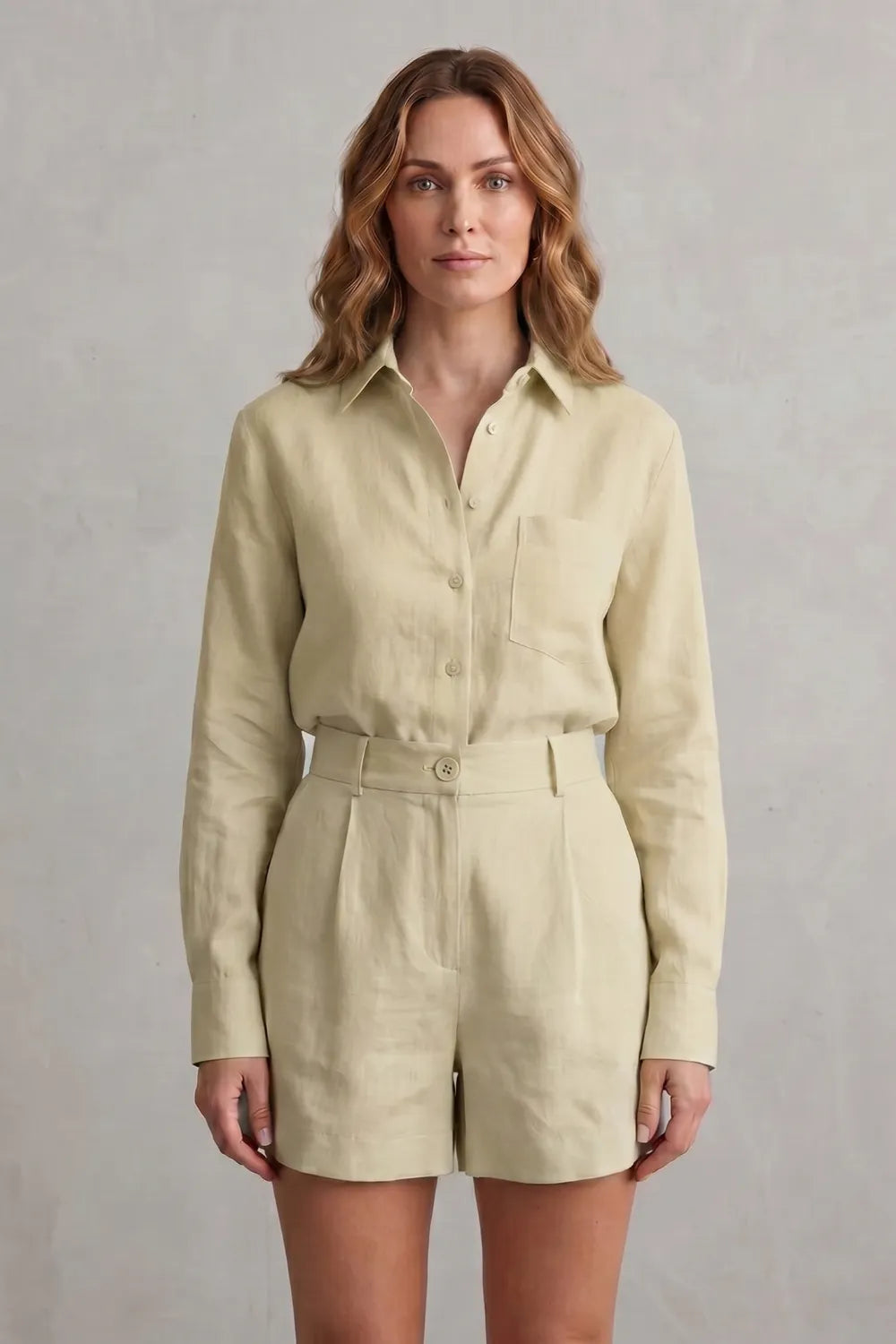 Relaxed linen elegance – Two piece set