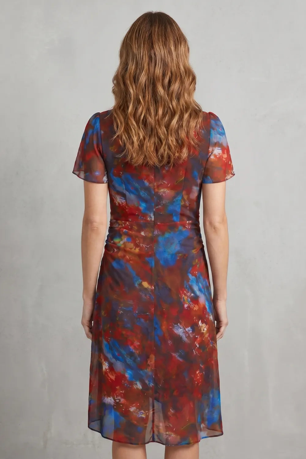 Abstract bohemian allure – Midi dress