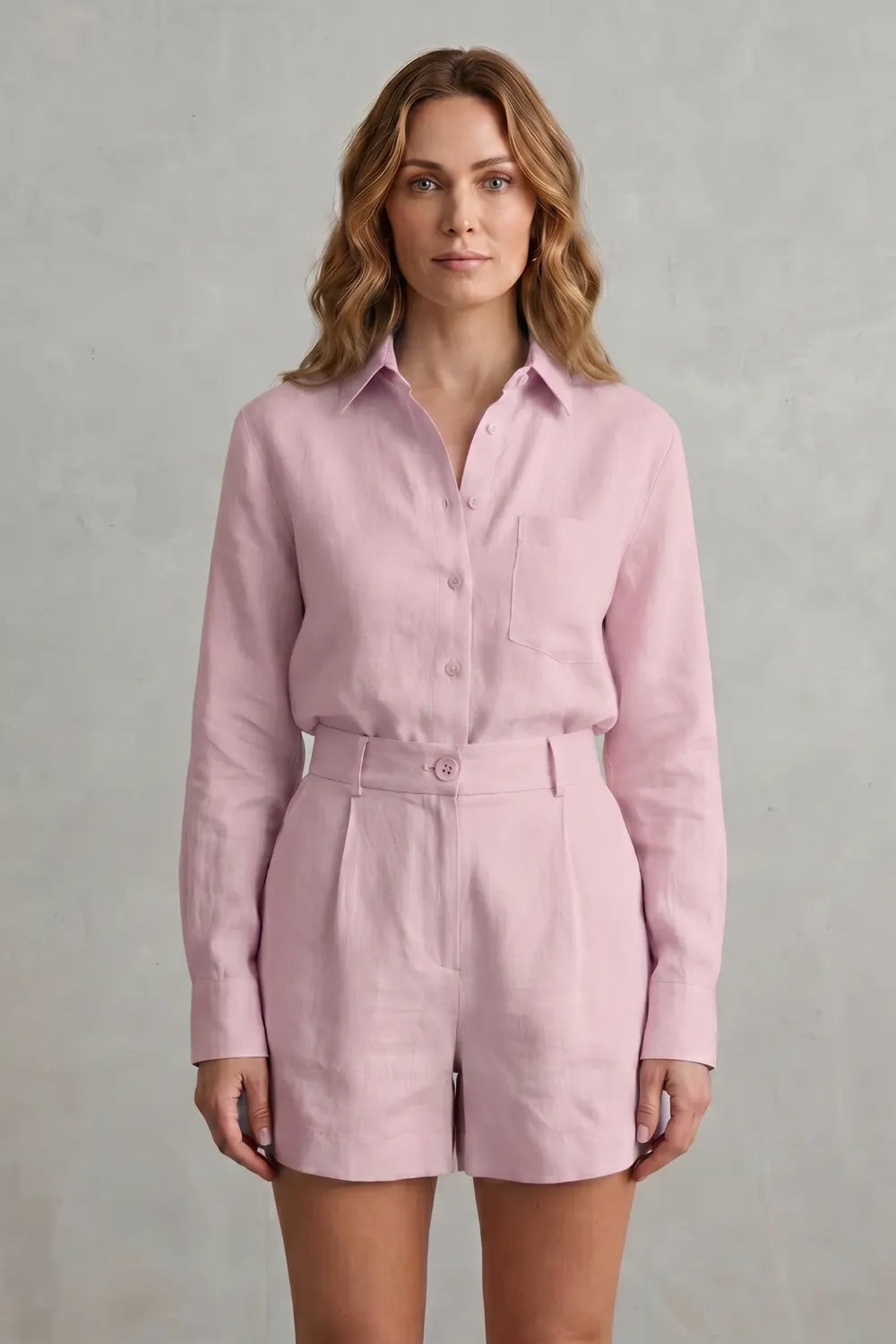 Relaxed linen elegance – Two piece set