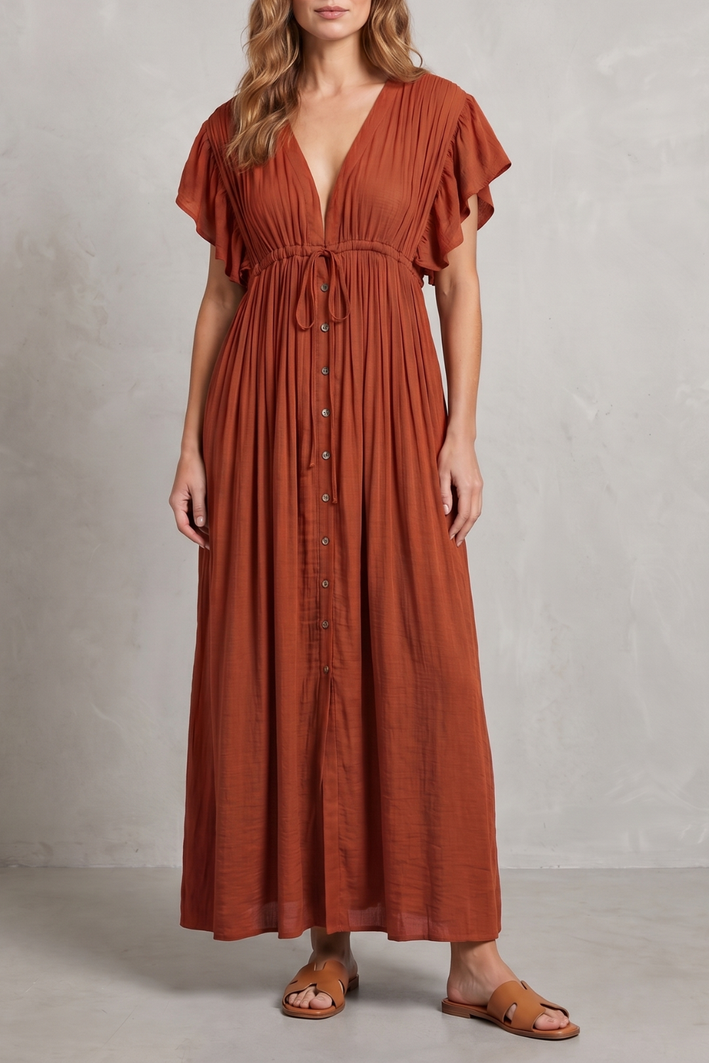 Airy resort elegance – Maxi dress