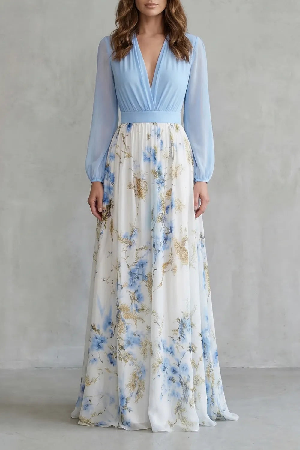 Romantic flow – Floral maxi dress