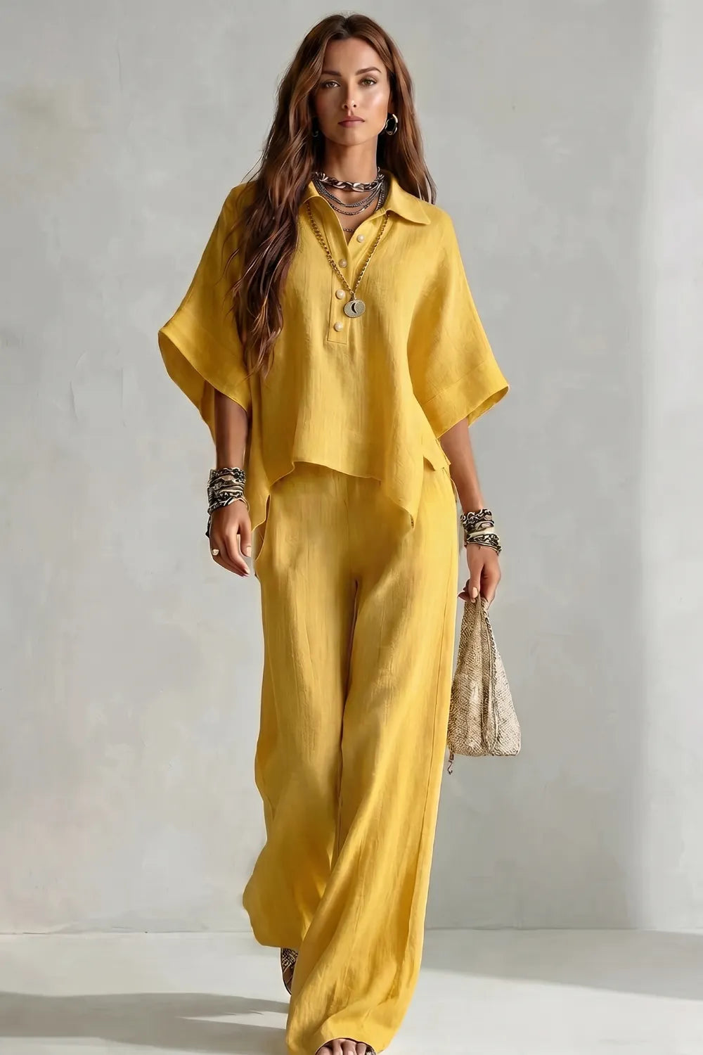 Relaxed resort elegance – Trouser set