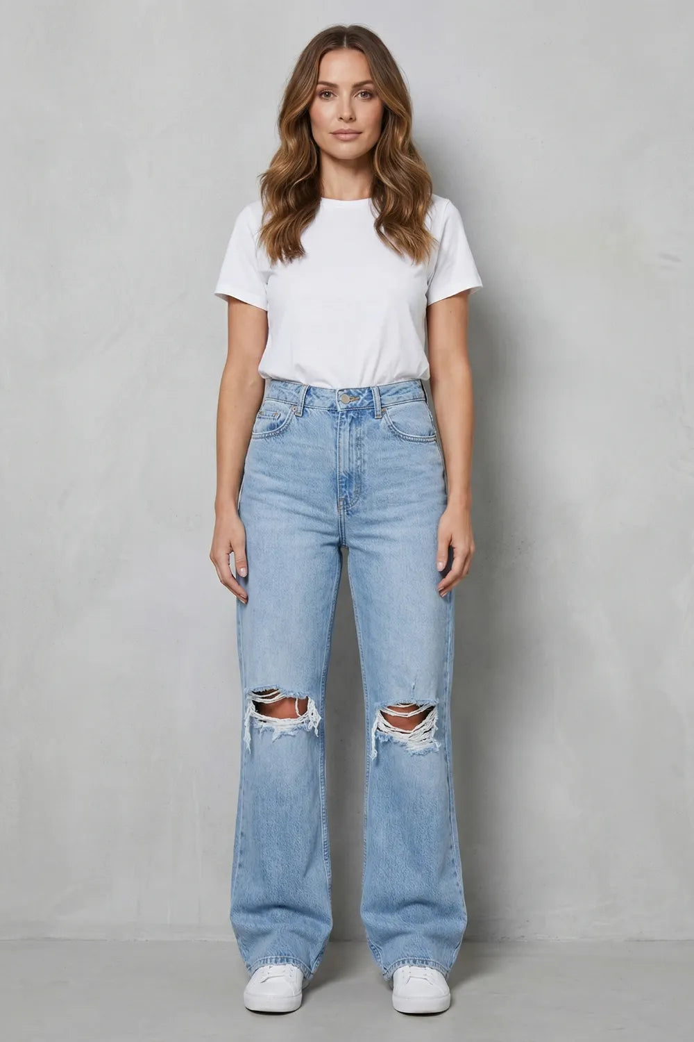 Vintage flare silhouette – Ripped jeans