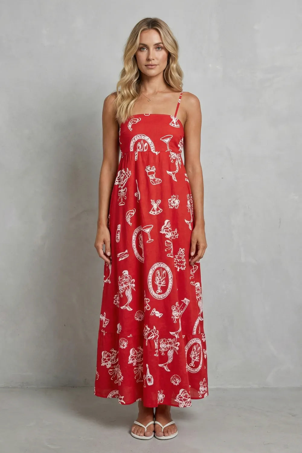 Playful print charm – Maxi dress