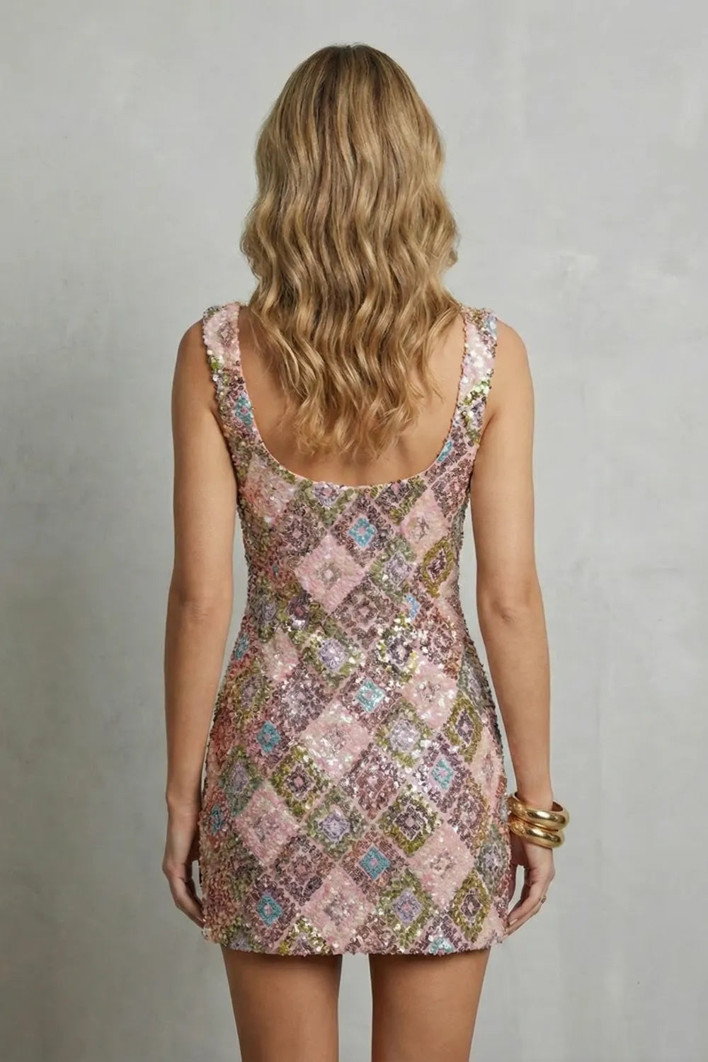 Crystal sequin allure – Mini dress