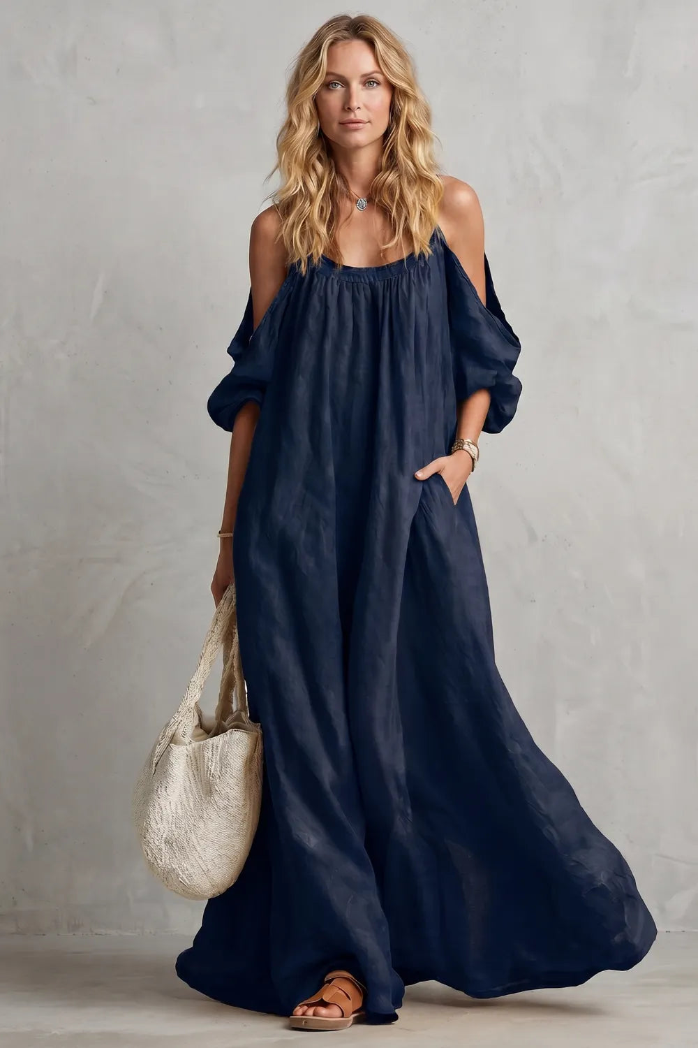 Flowing bohemian silhouette – Maxi dress
