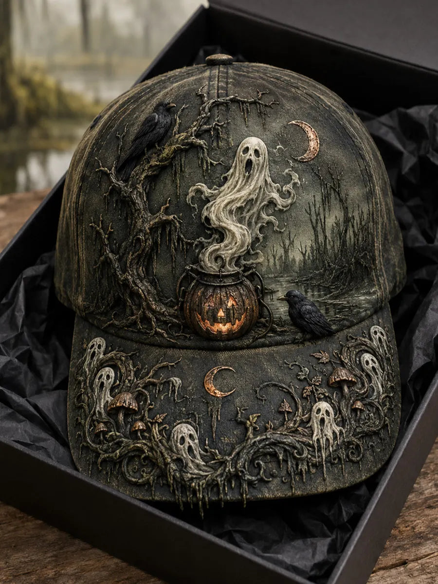 Halloween Artistic Retro Casual Baseball Cap