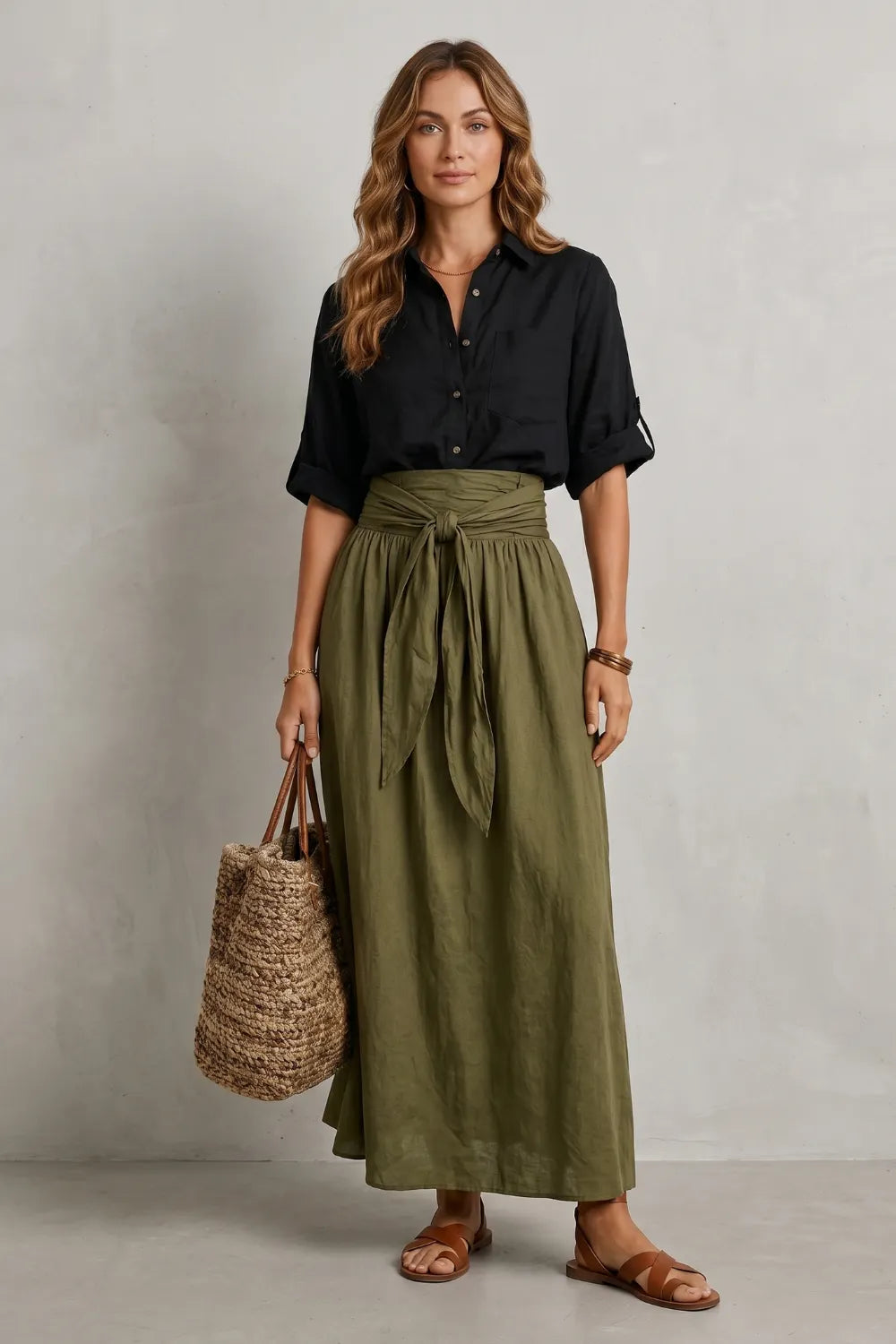 Effortless resort elegance – Maxi skirt set