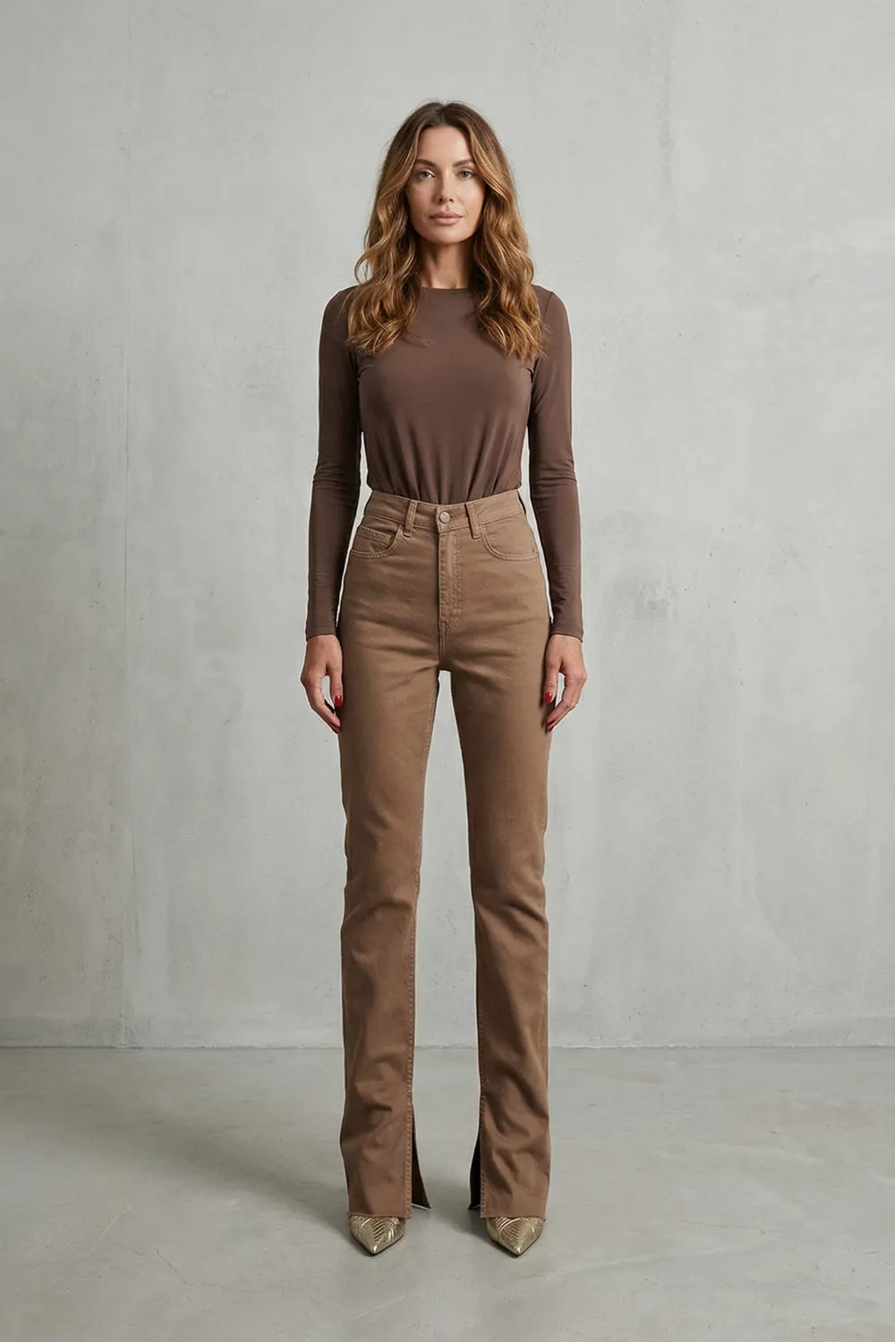 Sculpted high waist – Flare jeans