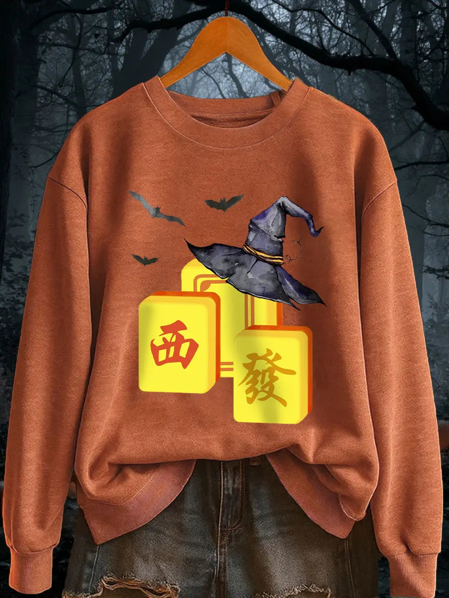 Women's Halloween Mahjong Sweatshirts